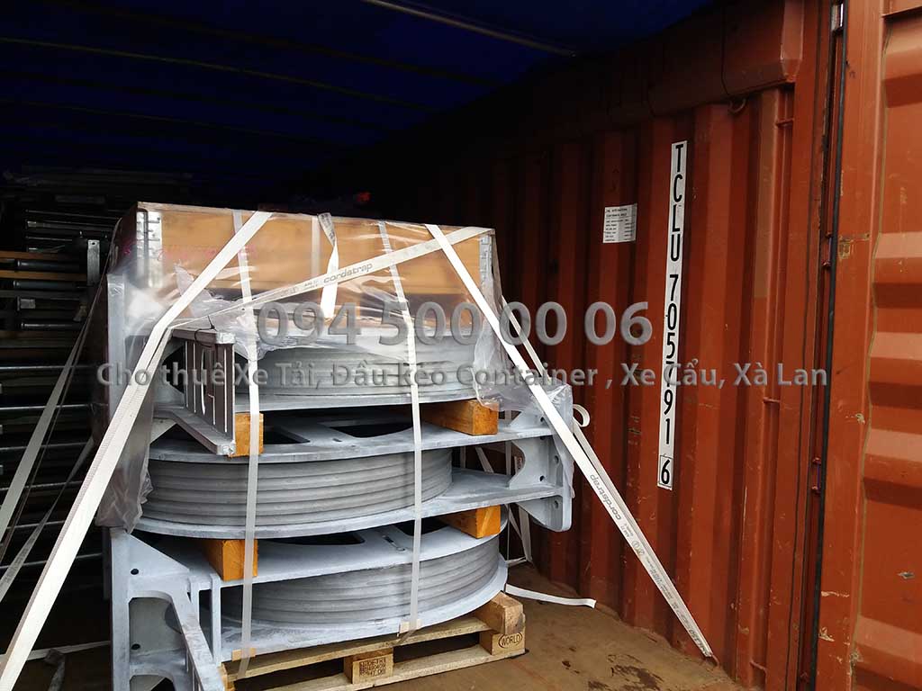 (Ảnh dự án: vận chuyển thiết bị cáp treo hòn thơm phú quốc kiên giang)