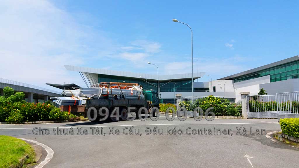 Dự Án vận chuyển kết cấu thép ra công trình Sân Bay Phú Quốc của ATAD 5