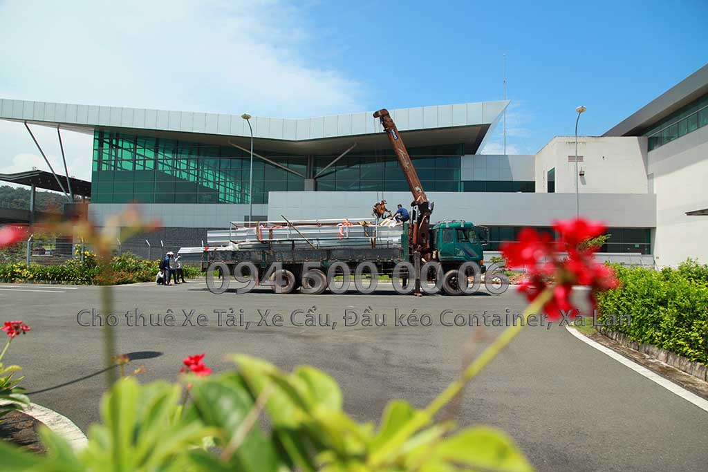 Dự Án vận chuyển kết cấu thép ra công trình Sân Bay Phú Quốc của ATAD 7