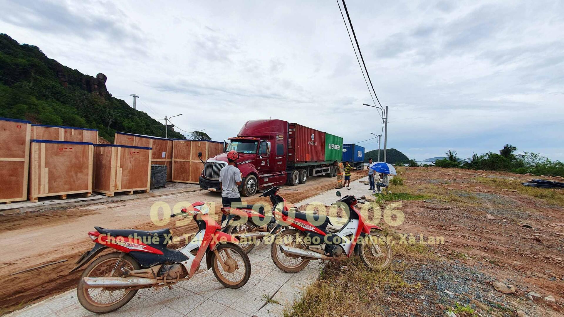 Dự án vận chuyển 5 container thiết bị đi Hòn Thơm 26
