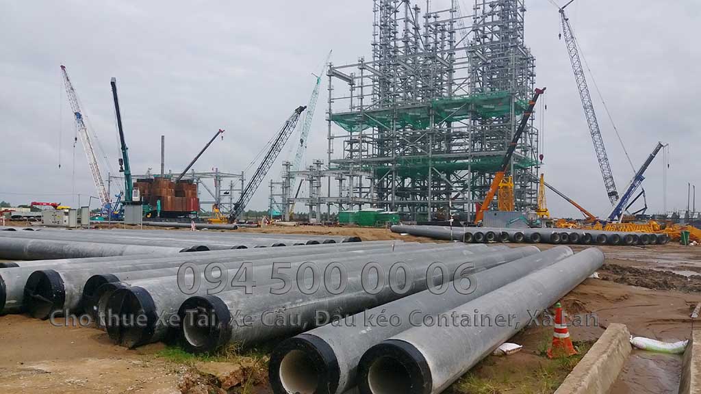 Dự án vận chuyển Thiết bị vật tư Công Trình Nhà Máy Nhiệt Điện Nam Sông Hậu Hậu Giang 13