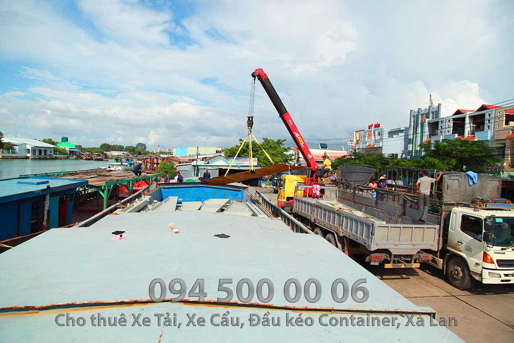 Dự án vận chuyển kết cấu thép ATAD ra đảo Phú Quốc xây dựng công trình của MASAN PQ 18