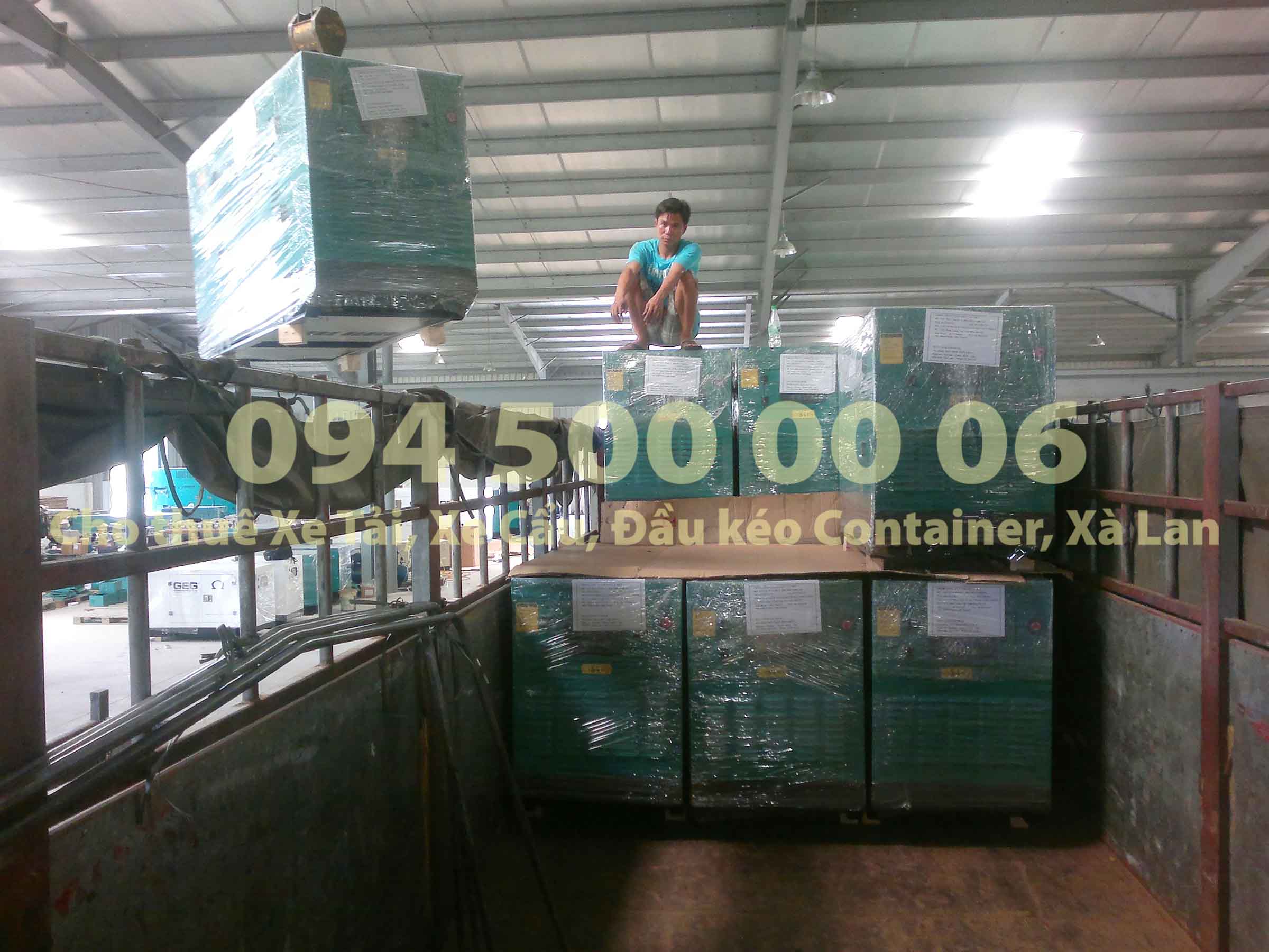 Dự Án vận chuyển Máy Phát Điện đi từ Nam ra Bắc 3