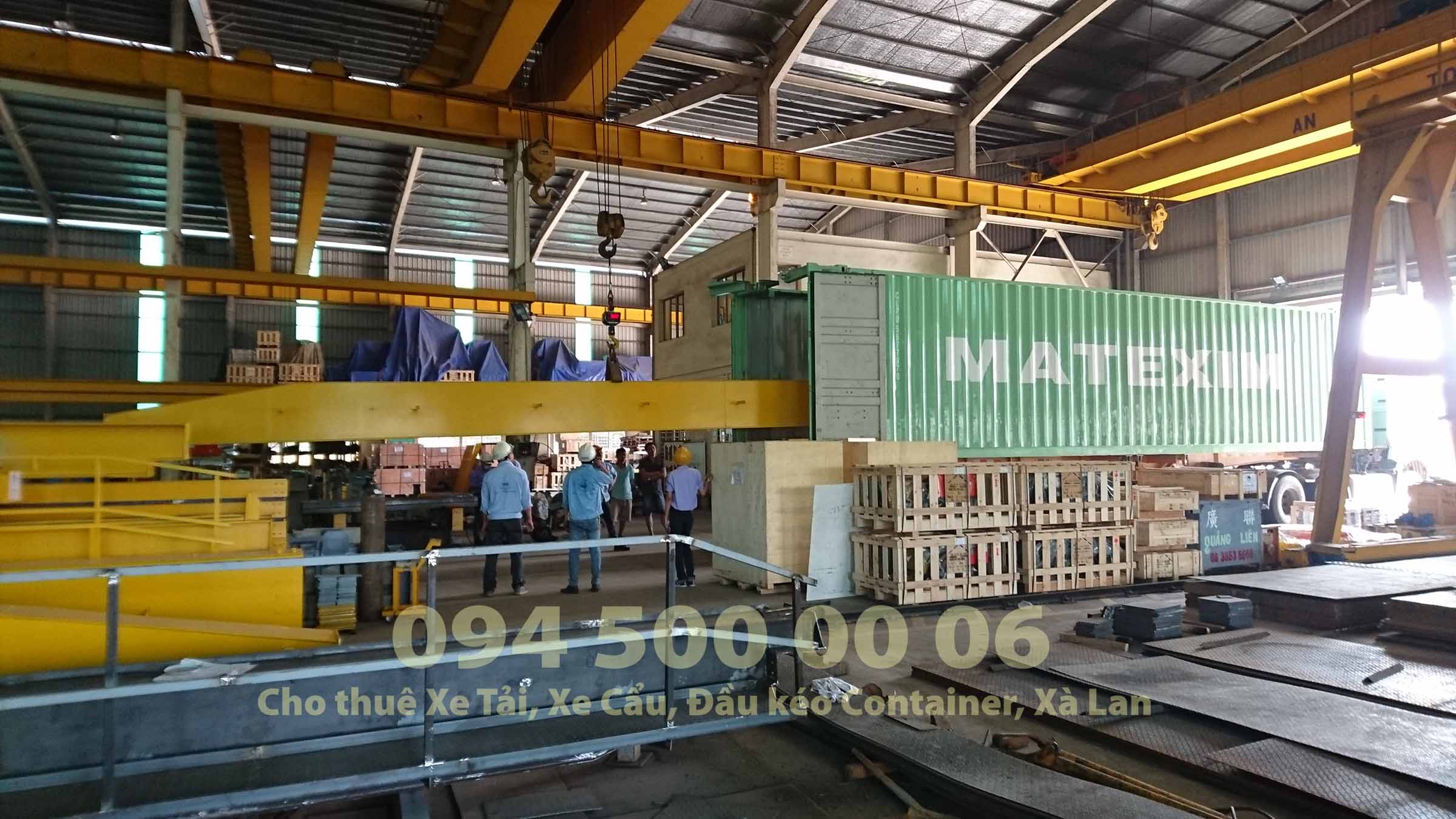 Dự án vận chuyển Cẩu trục từ Bình Dương đi Hà Nội 3