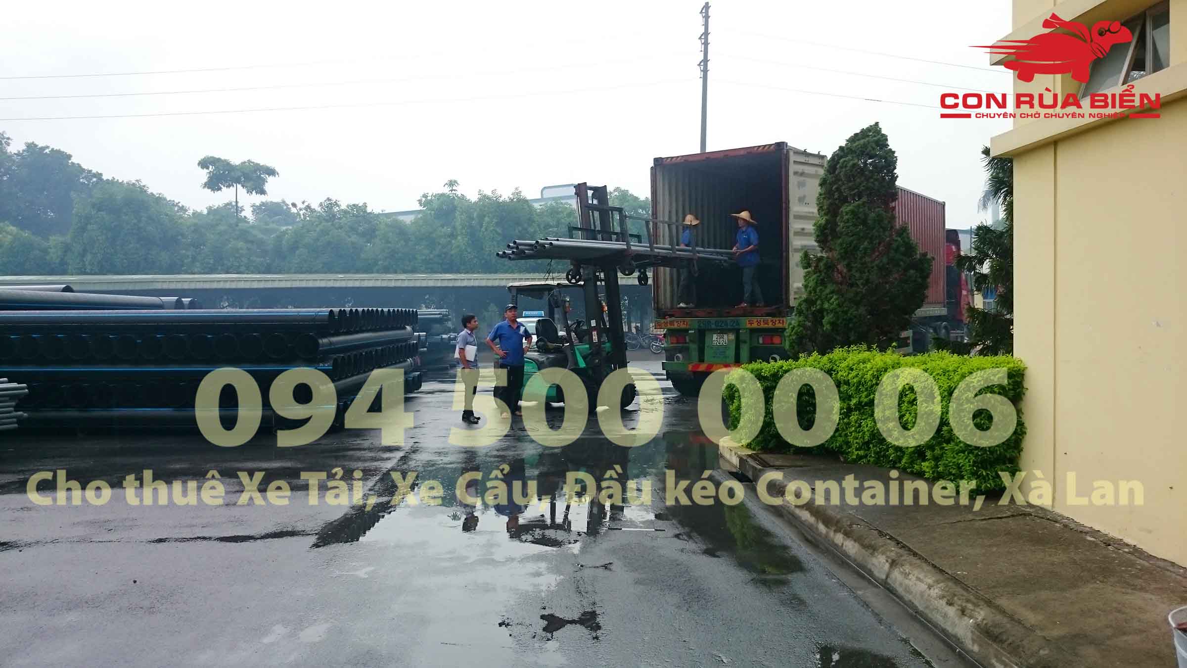 (Ảnh Kinh Nghiệm Vận Chuyển Ống Nhựa - Chành xe Phú Quốc - Con Rùa Biển)