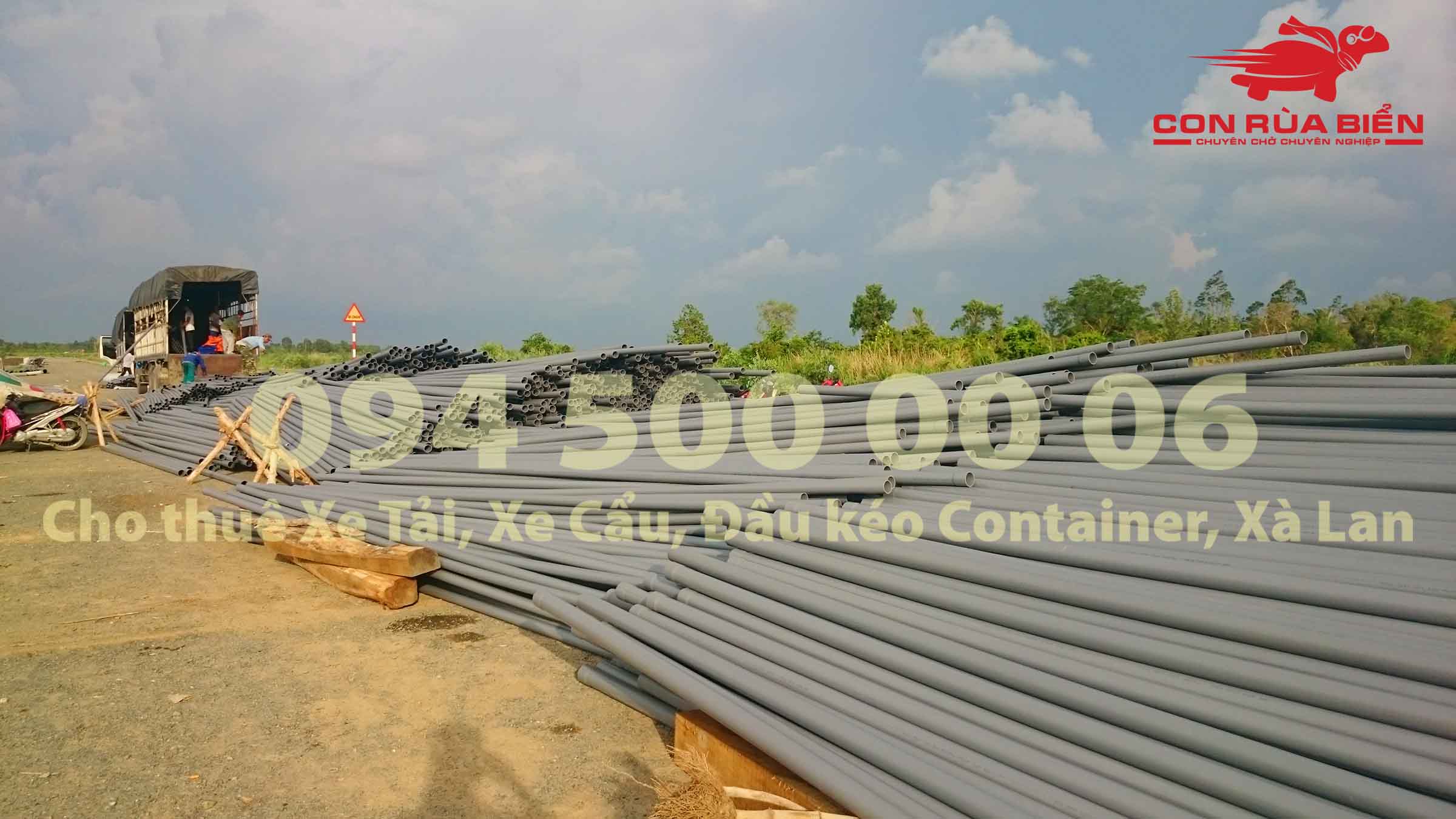 (Ảnh Kinh Nghiệm Vận Chuyển Ống Nhựa - Chành xe Phú Quốc - Con Rùa Biển)