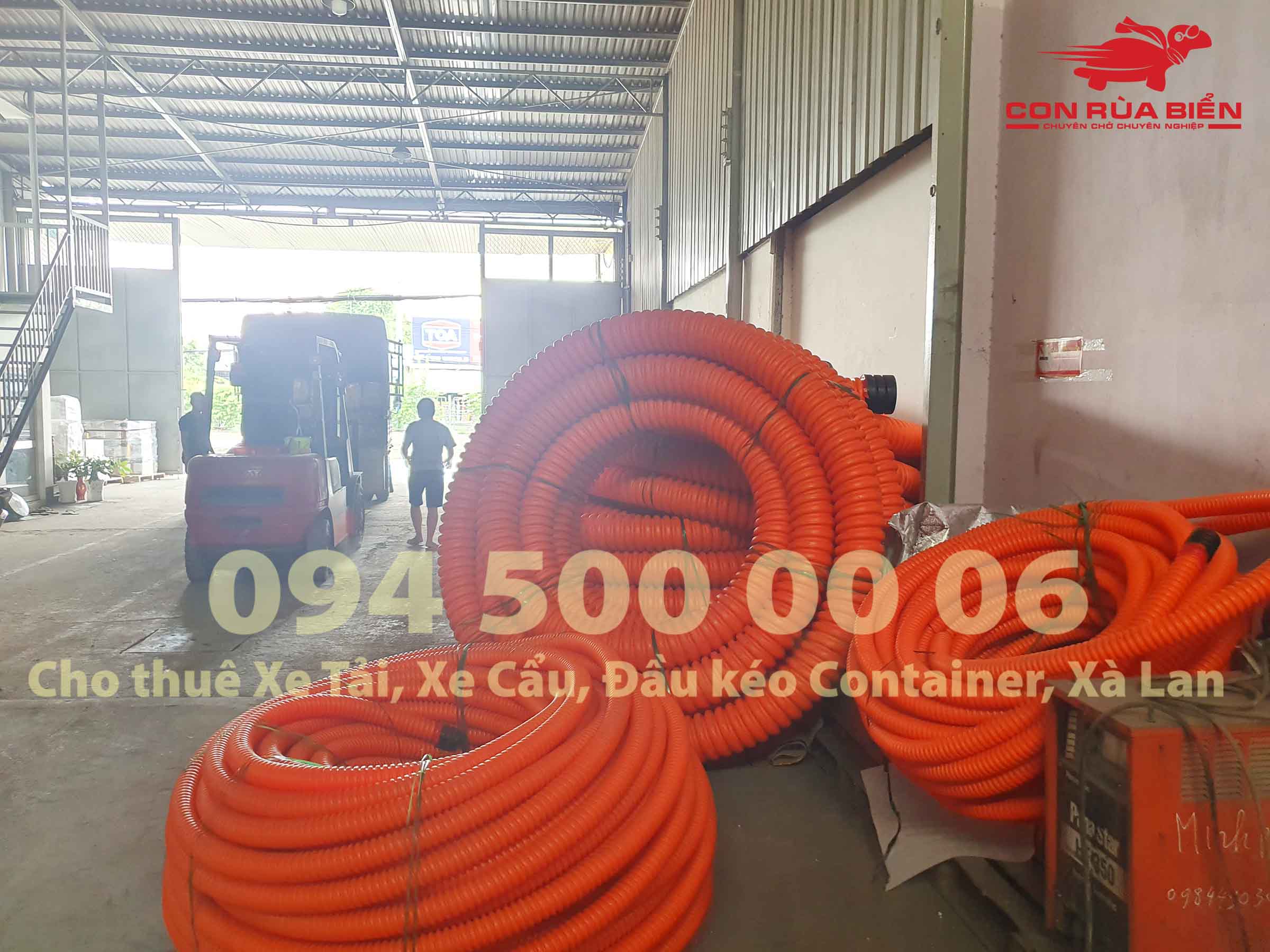 (Ảnh: Dự án Vận chuyển Ống Nhựa - CON RÙA BIỂN - Chành xe Phú Quốc)