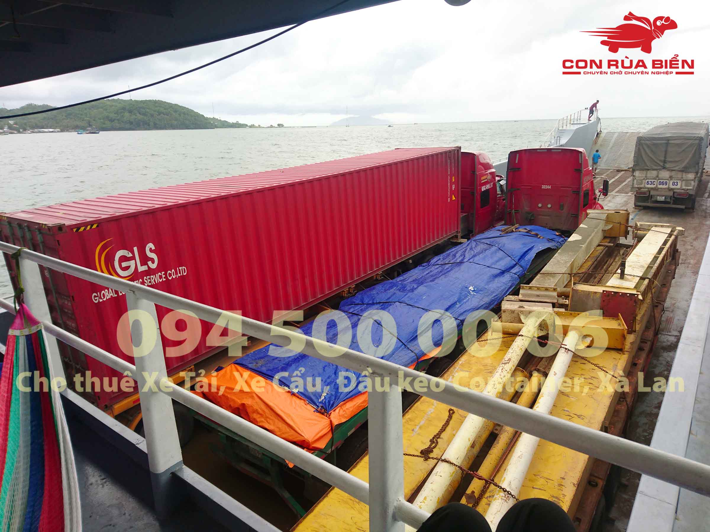 Cho thue xa lan cho xe dau keo container di Phu Quoc 8