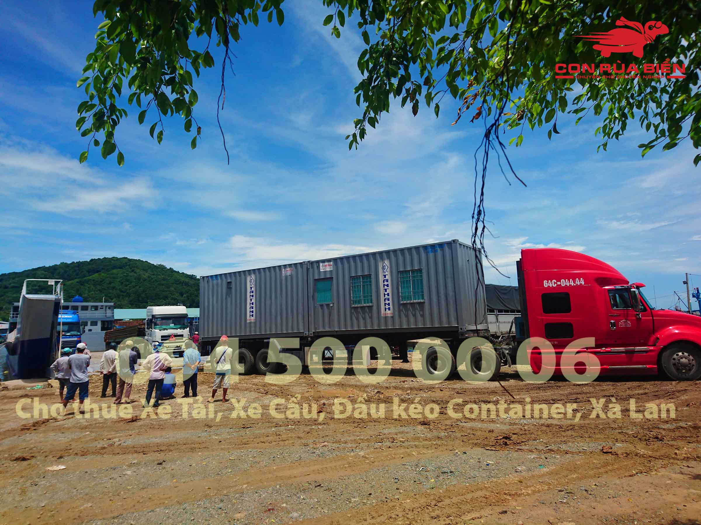 Cho thue xa lan cho xe tai di Phu Quoc 11