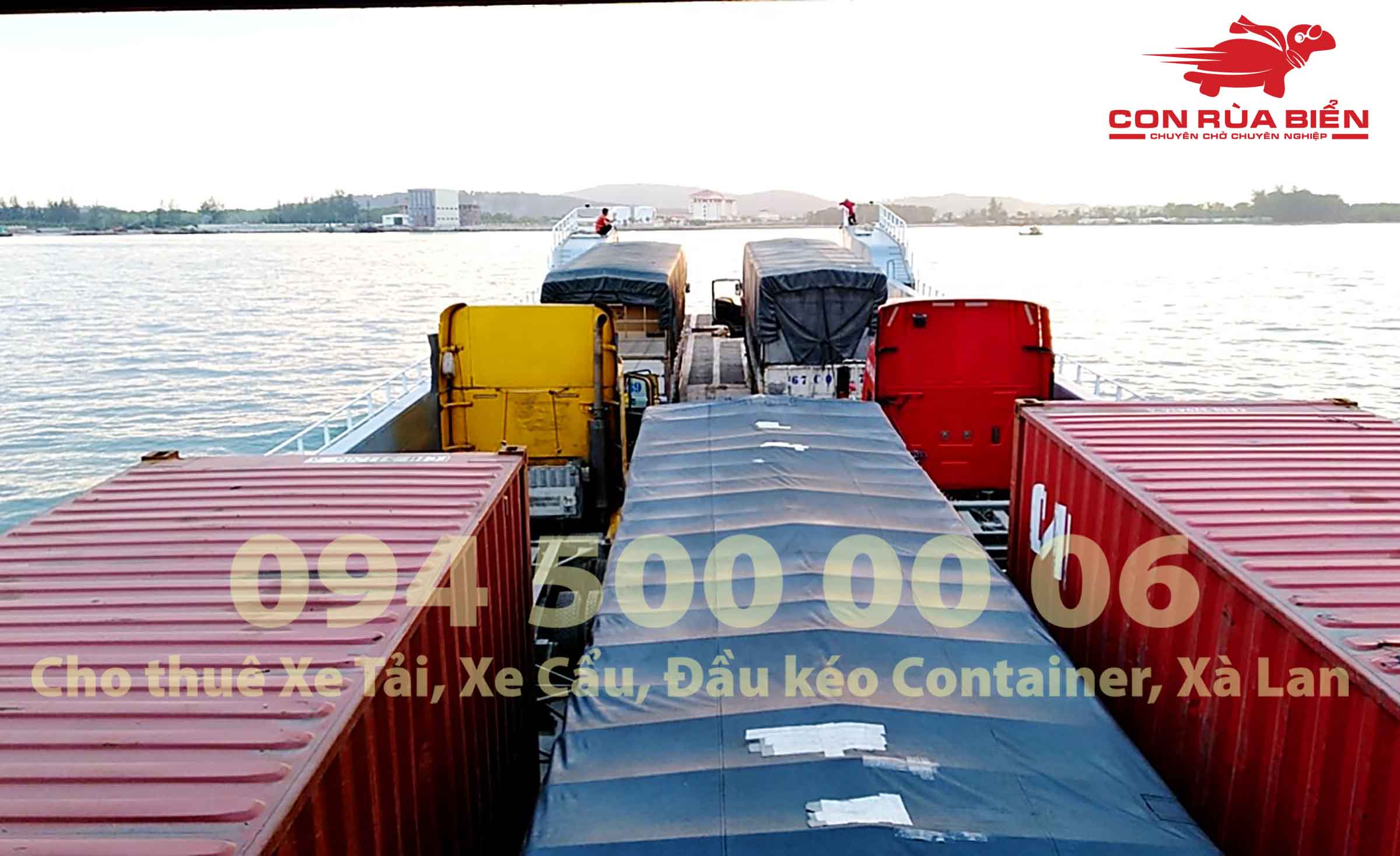 Cho thue xa lan ha mom cho xe tai cho xe dau keo container di Phu Quoc Hon Thom Nam Du 1