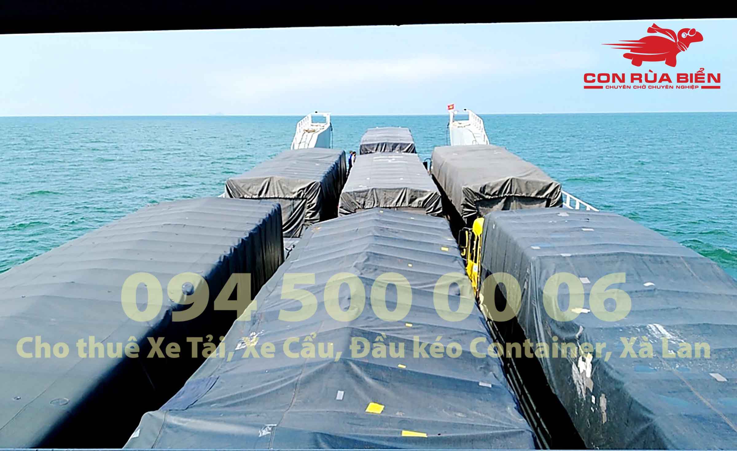 Cho thue xa lan ha mom cho xe tai cho xe dau keo container di Phu Quoc Hon Thom Nam Du 3