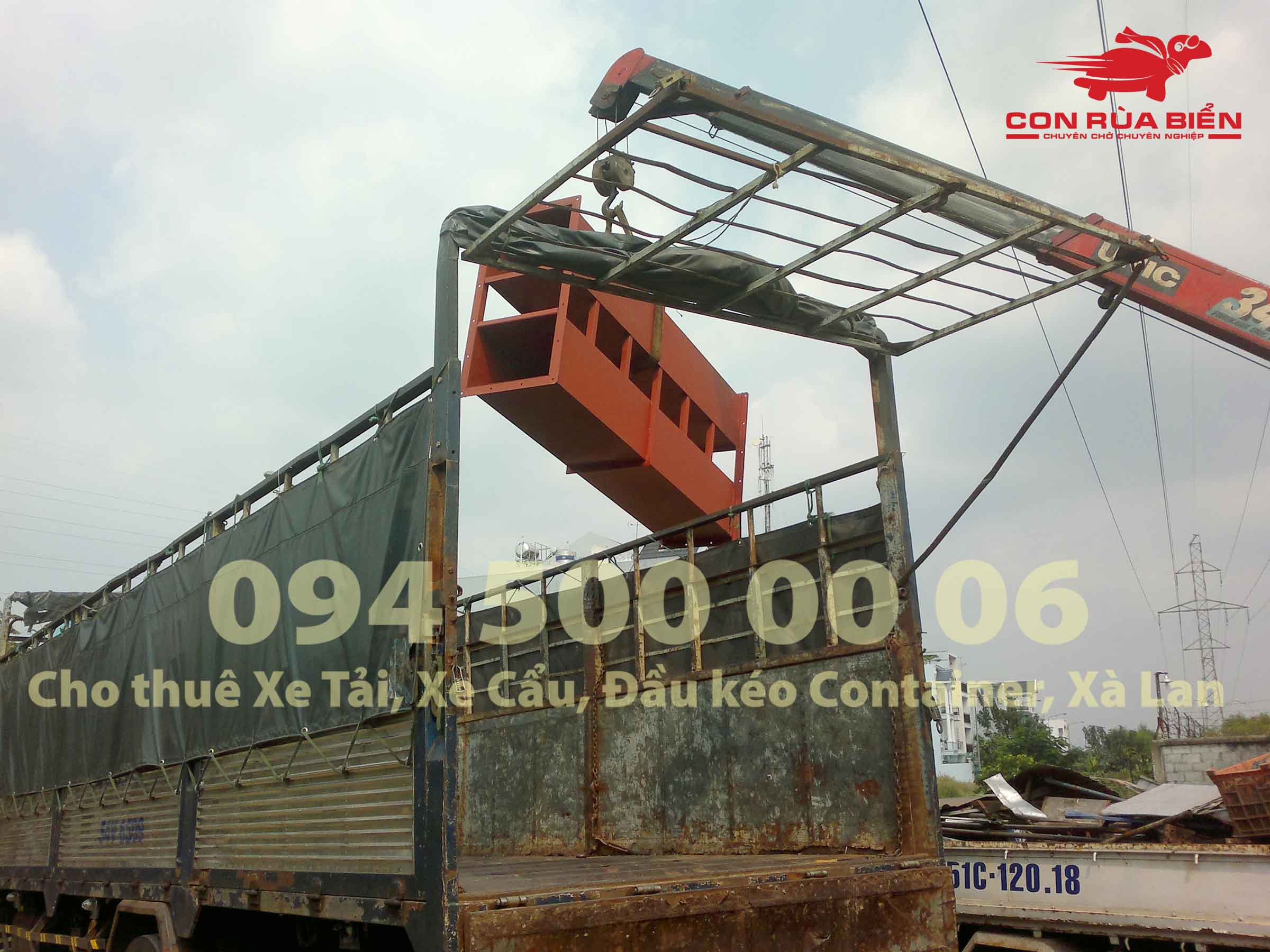 Dự án Vận chuyển Sắt thép đi Phú Quốc tại Chành xe Hà Nội - Đà Nẵng - Sài Gòn - Phú Quốc ở CON RÙA BIỂN