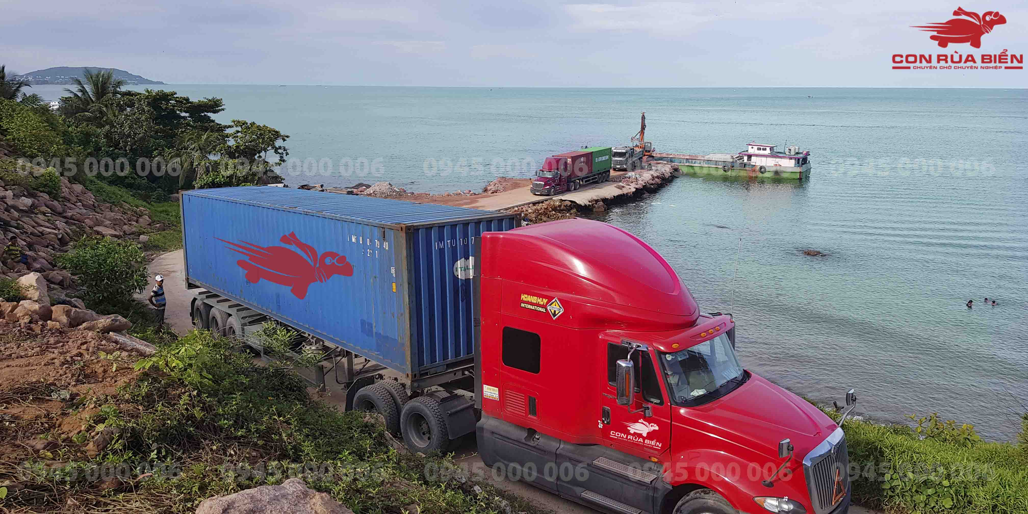 CHO THUÊ XE ĐẦU KÉO CONTAINER ĐI PHÚ QUỐC